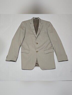 John Varvatos USA Blazer Men's 36R Tan Khaki 2-Button Sport Coat Made In Canada